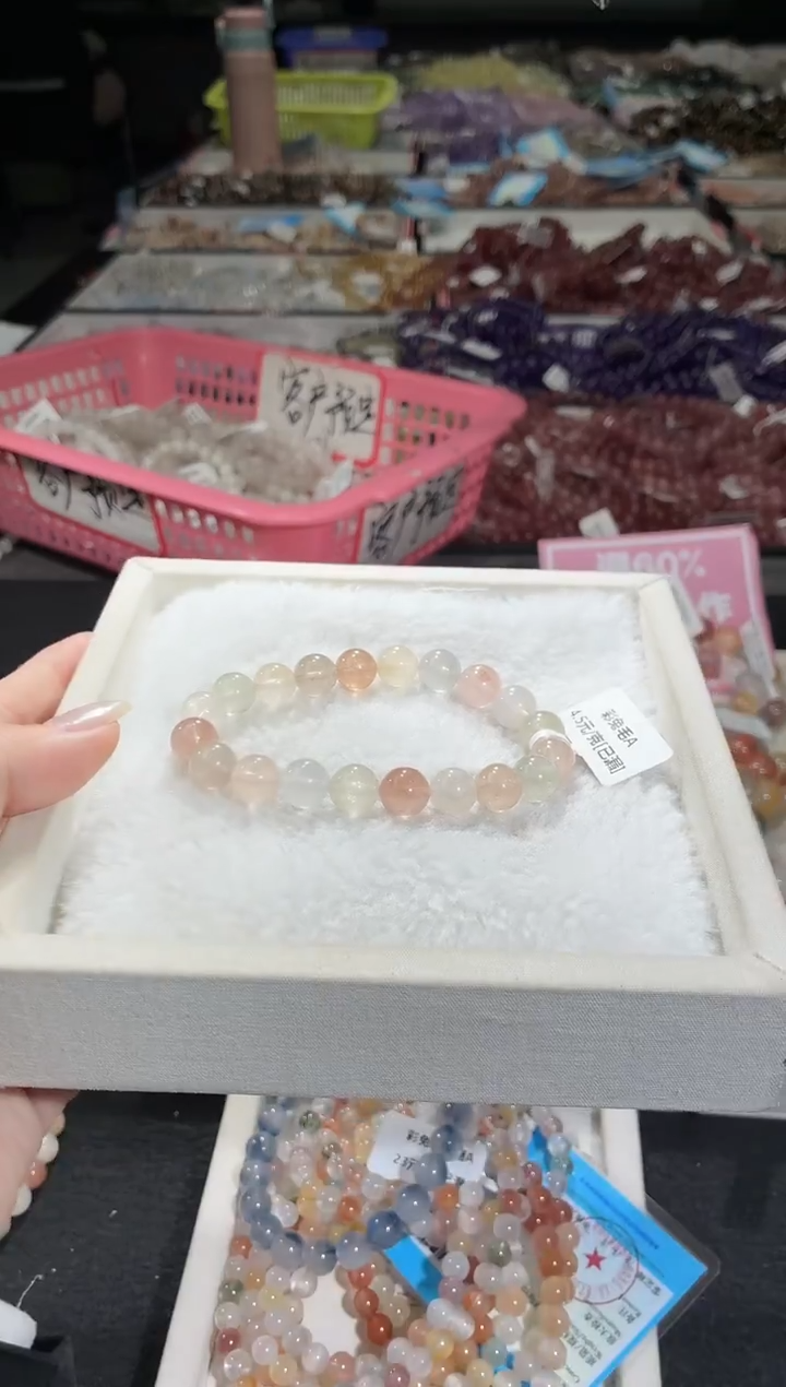 未镶嵌手链水晶378号 多样性发一C  9+