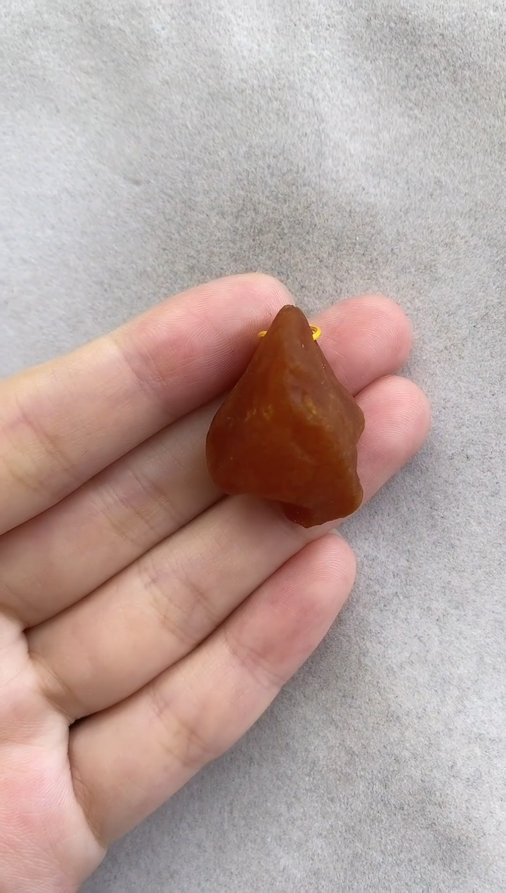 裸石琥珀未镶嵌10826005-手机坠