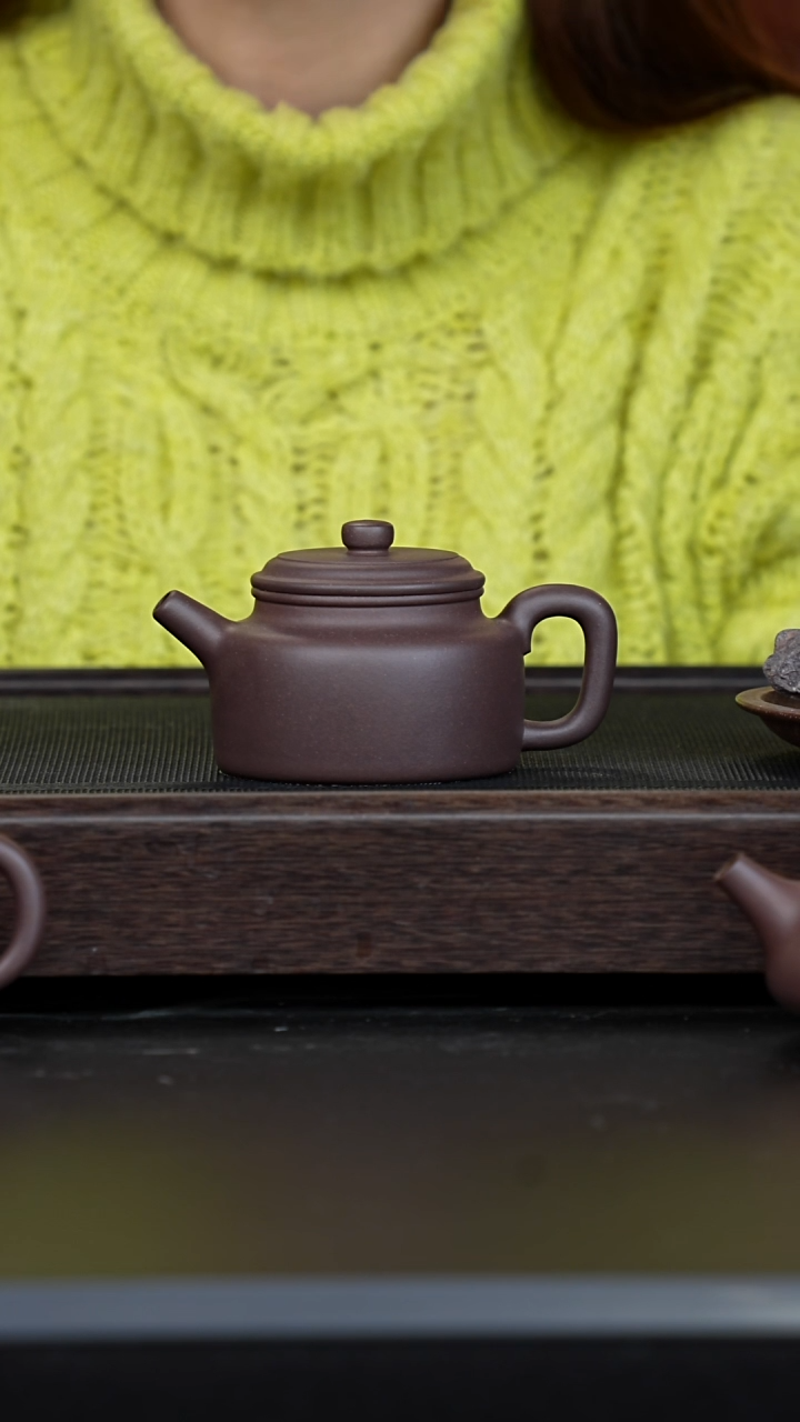 【闪购商品】紫砂茶壶四号井底槽青德钟