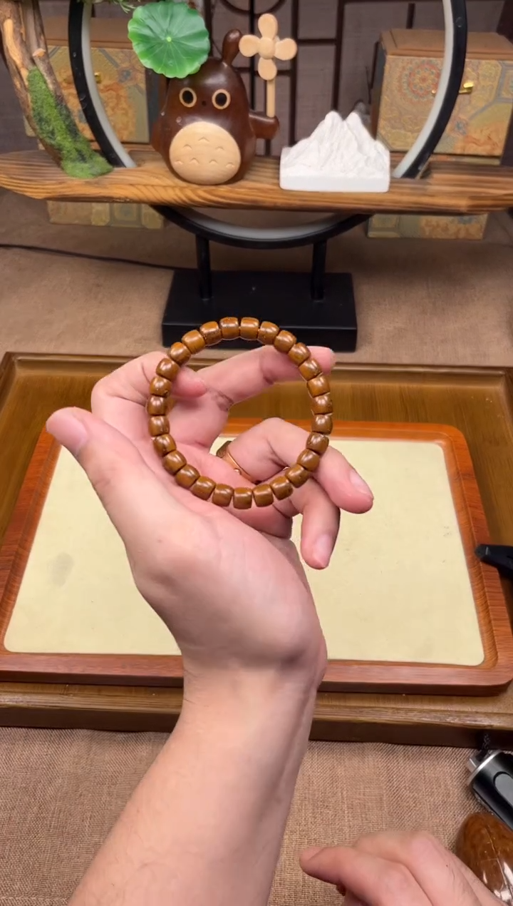 手串紫金鼠9*8纯肉实心