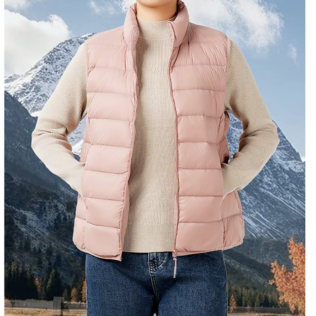 女士超轻保暖 羽绒马甲 WAC20021