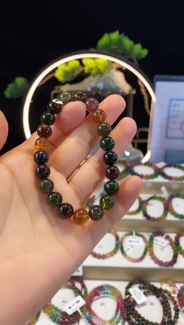 手链未镶嵌碧玺G2610090素圈颜色微差