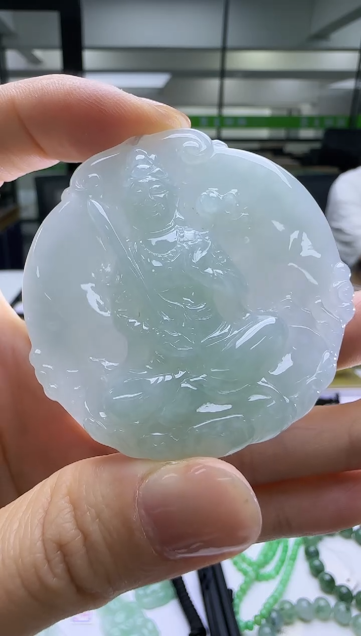 【闪购商品】翡翠未镶嵌颈饰虚空藏