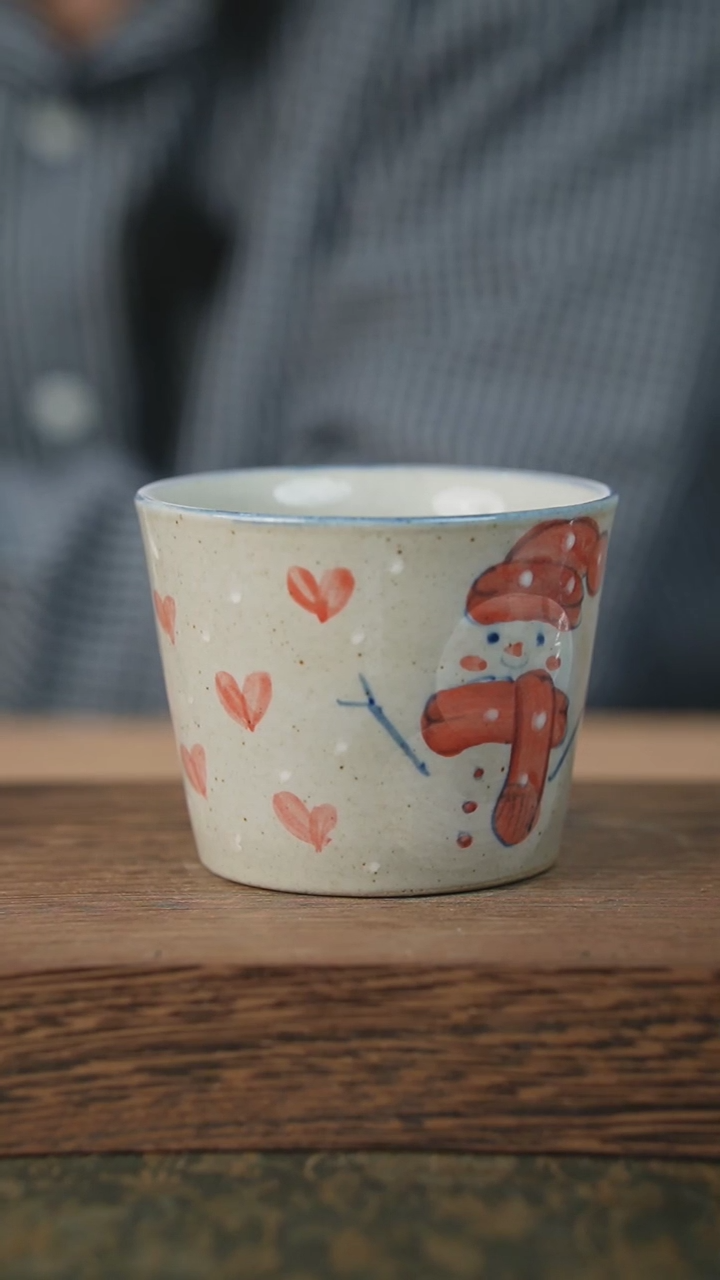 【闪购商品】杯子泥垚手作 景德镇手工手绘器物246