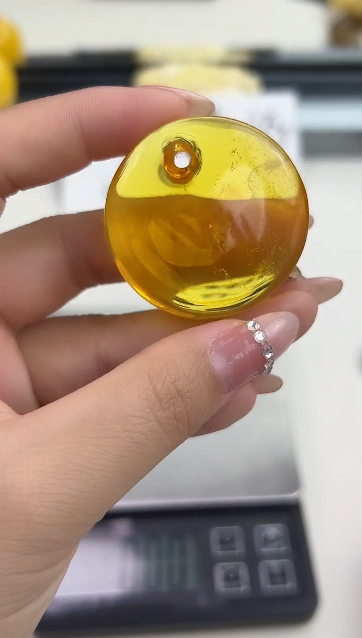 裸石琥珀未镶嵌天然琥珀蜜蜡吊坠
