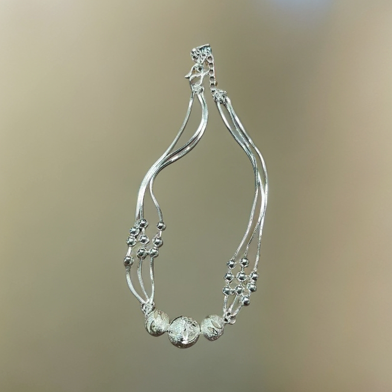 实心精品手饰  银饰品手链6g（无礼盒）033