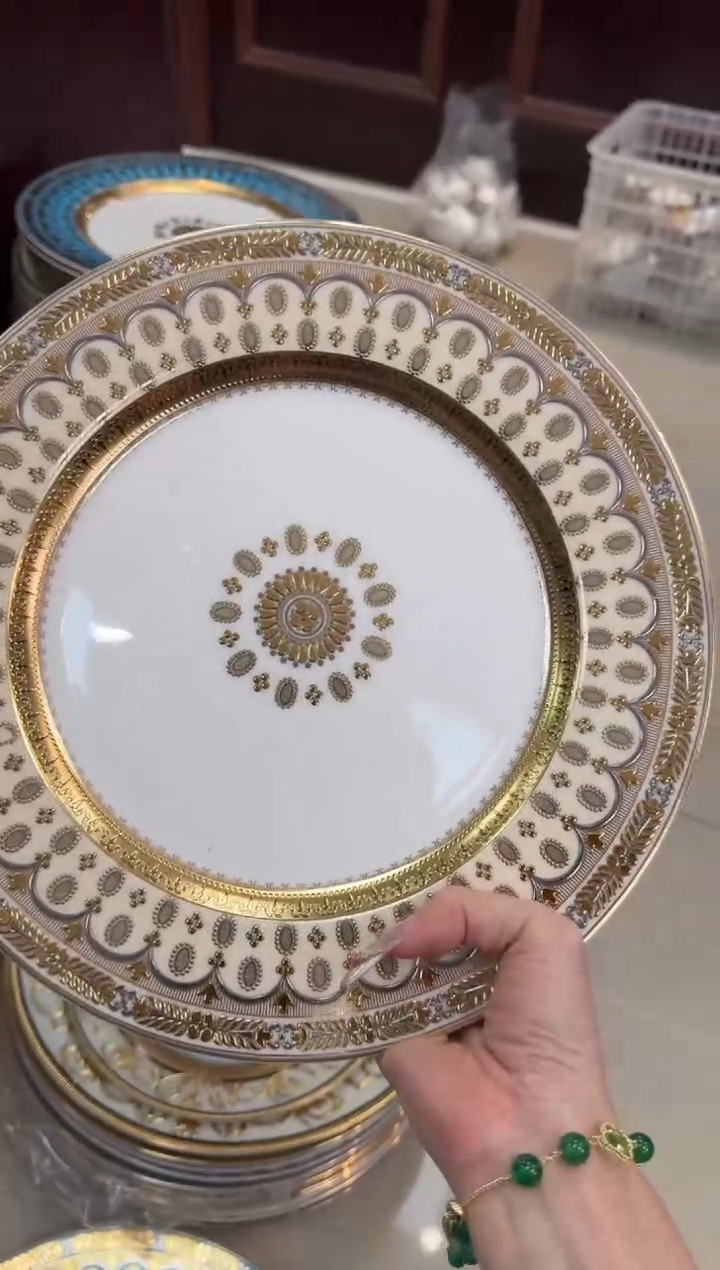 【闪购商品】瓷片10.5英寸平盘福利价微瑕