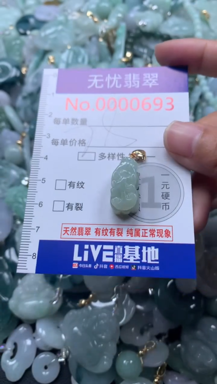 颈饰未镶嵌翡翠693