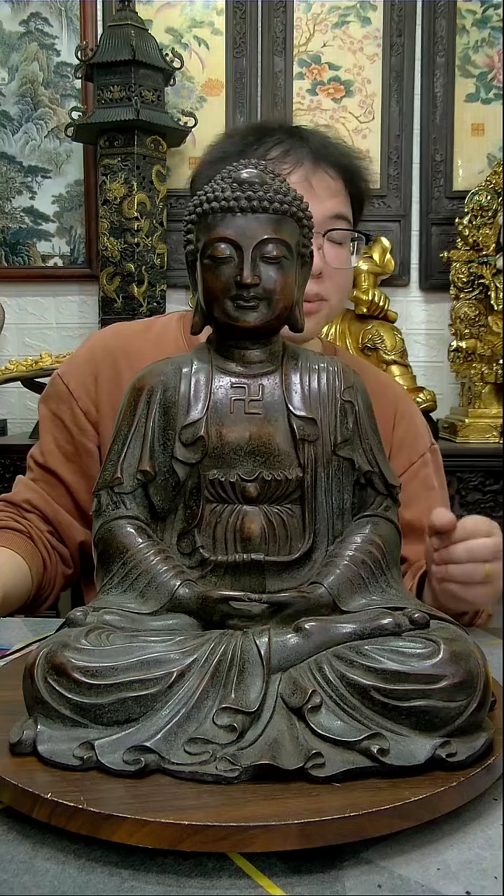 【闪购商品】铜器收藏造像释迦牟尼