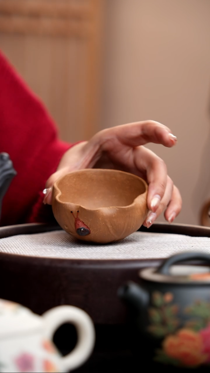 【闪购商品】紫砂茶壶老段泥蜗牛杯