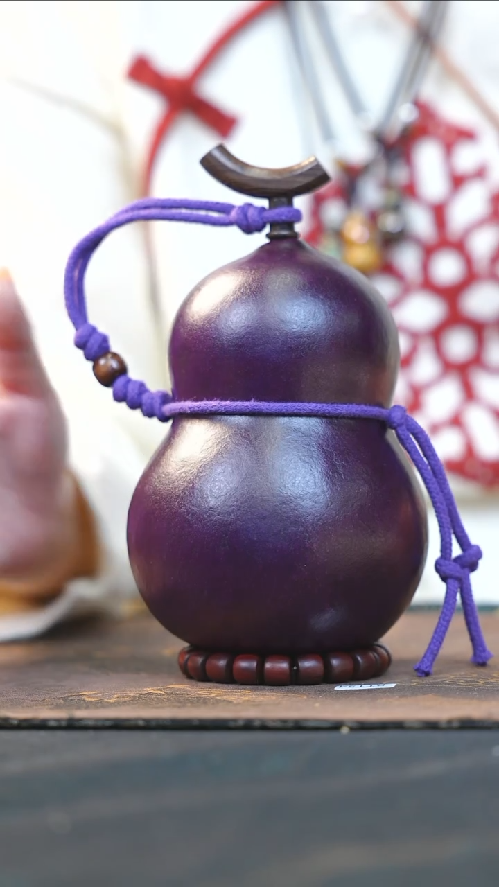 【闪购商品】RT204大漆酒葫芦不包手串及旋转底座