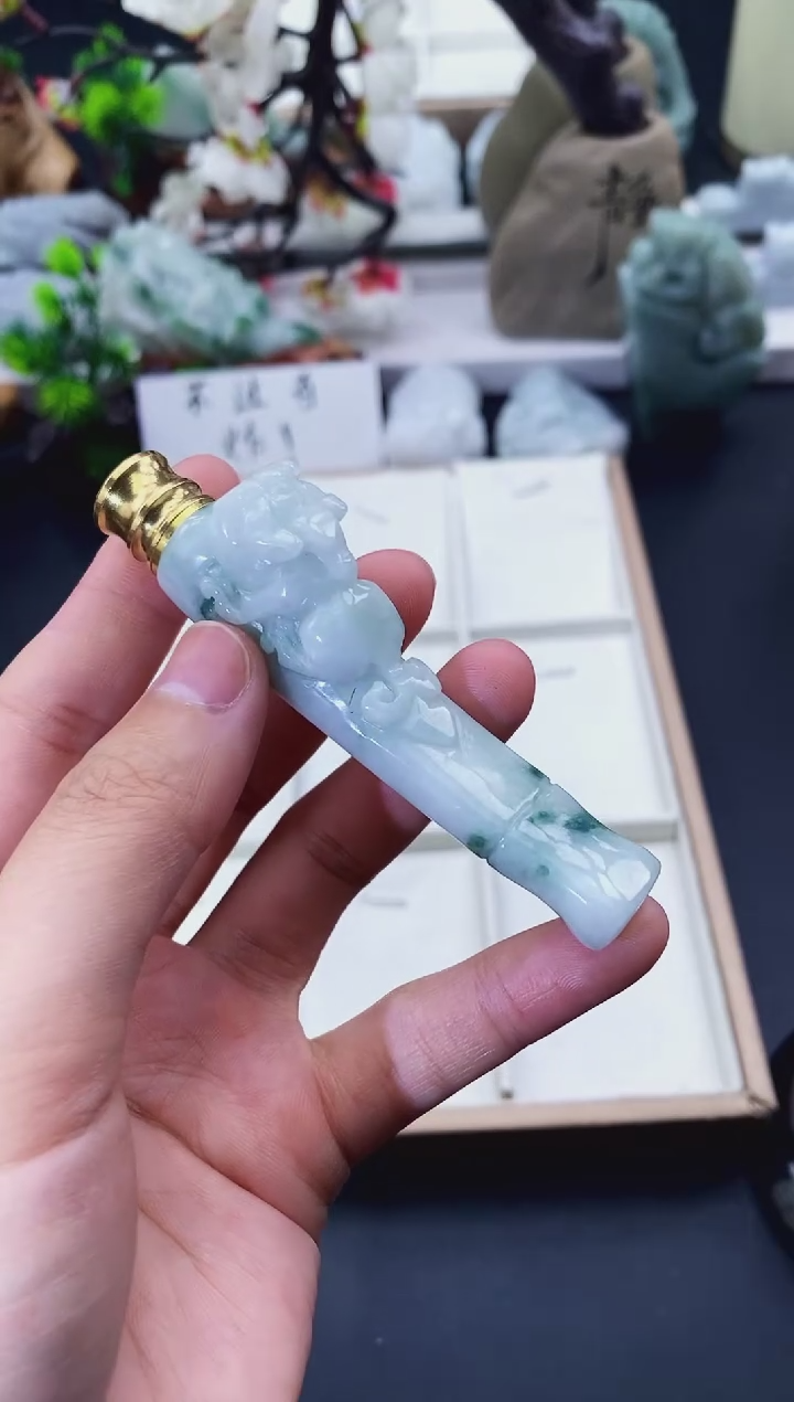 颈饰未镶嵌翡翠天然缅甸A货翡翠