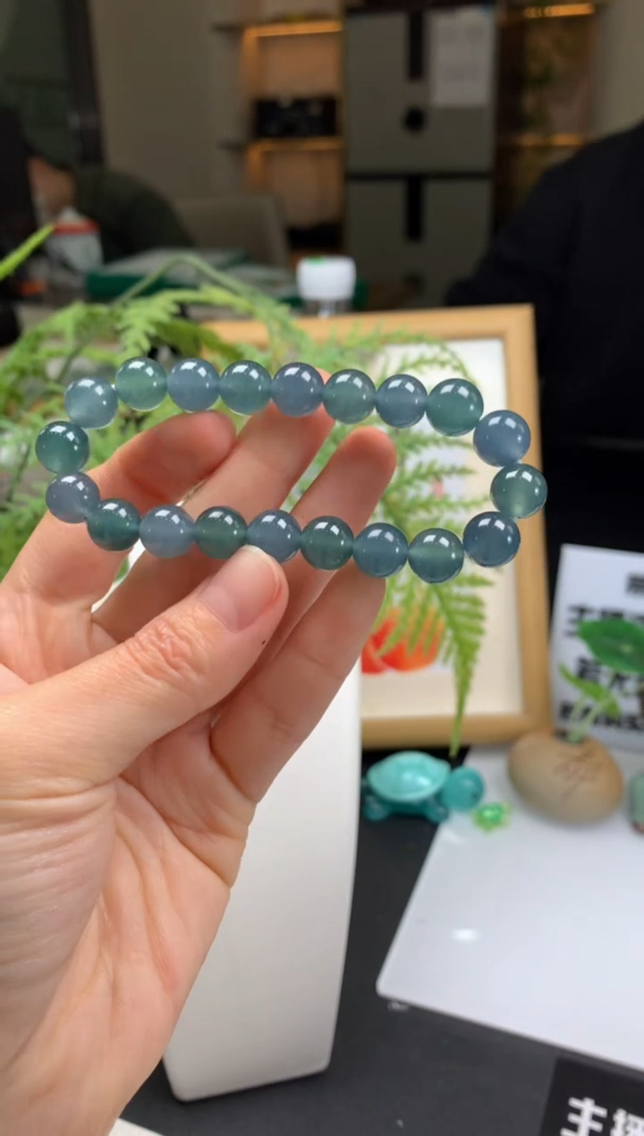 【闪购商品】定制翡翠未镶嵌珠串-96275