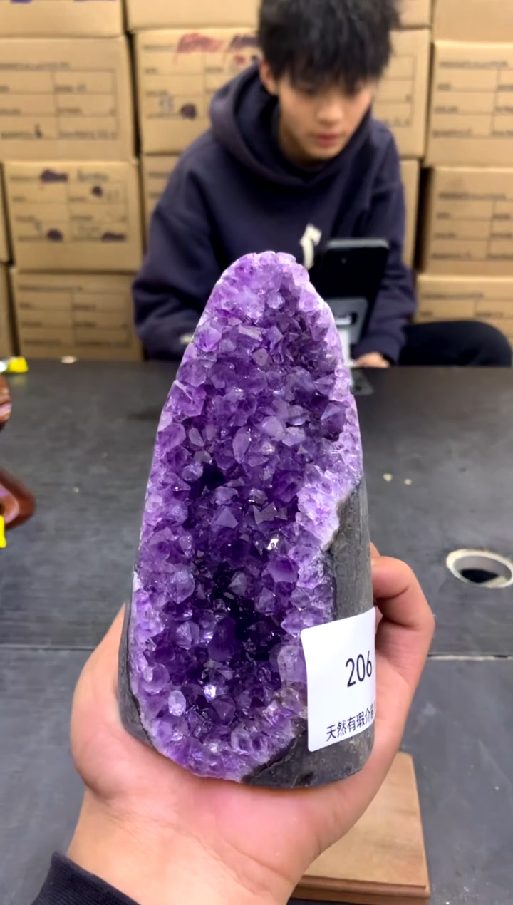 【闪购商品】水晶摆件未镶嵌天然高品质紫晶206