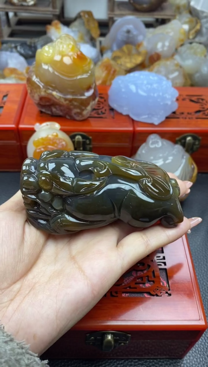 【闪购商品】玛瑙/玉髓手把未镶嵌00