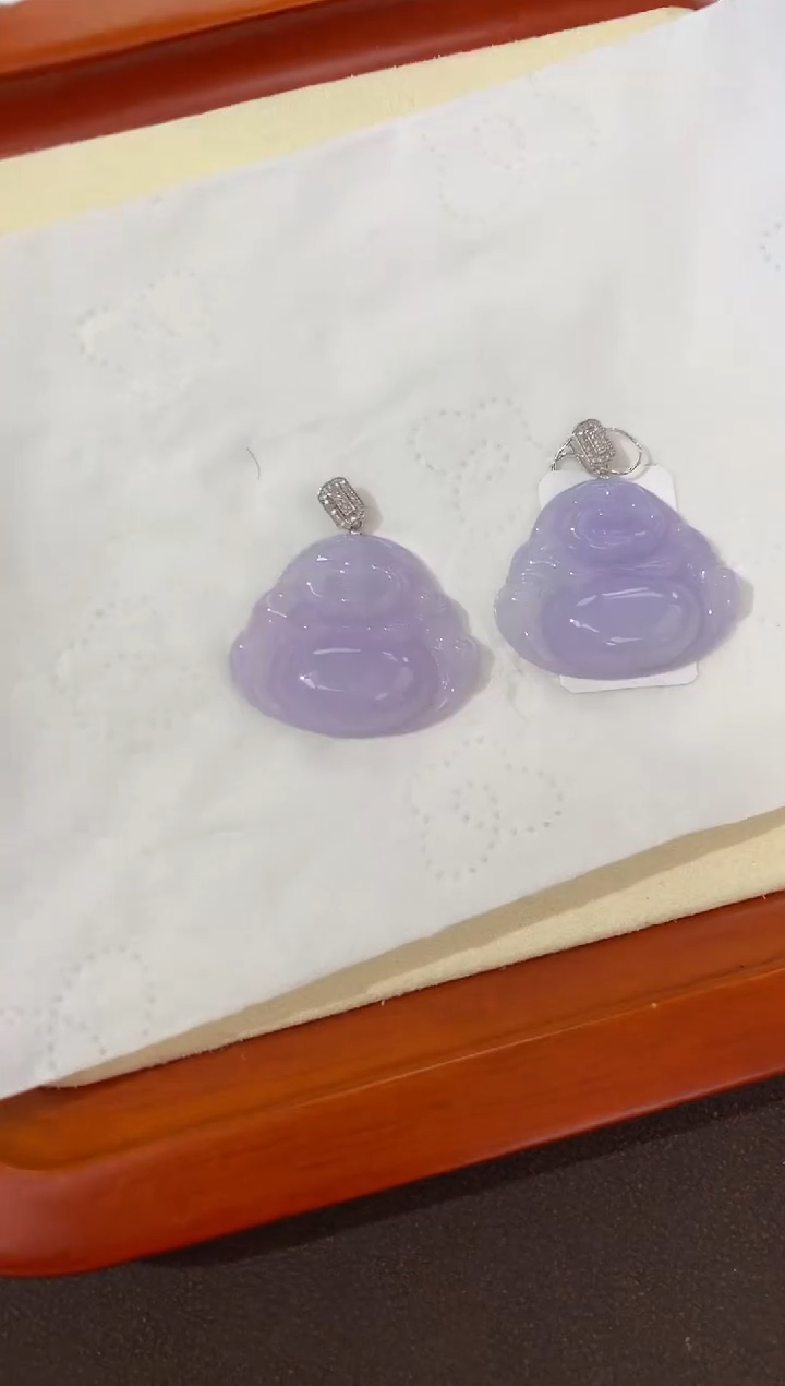 【闪购商品】翡翠颈饰18K金镶嵌天然缅甸a货翡翠(多样性发其一)