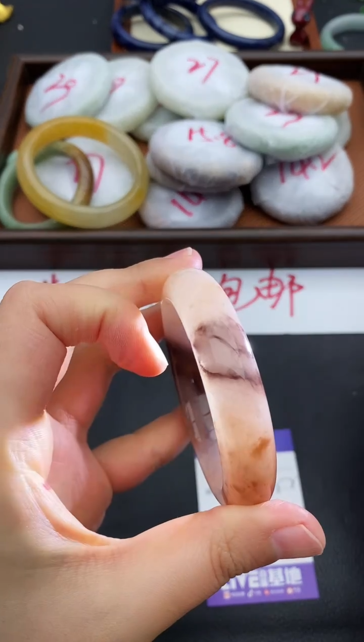 未镶嵌手镯石英质玉115+51/52