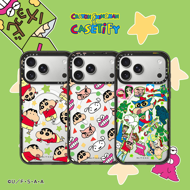 CASETiFY 蜡笔小新联名系列手机壳保护套 防摔 适用于iPhone16/17