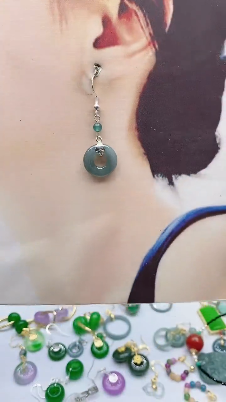 未镶嵌翡翠耳饰163翡翠