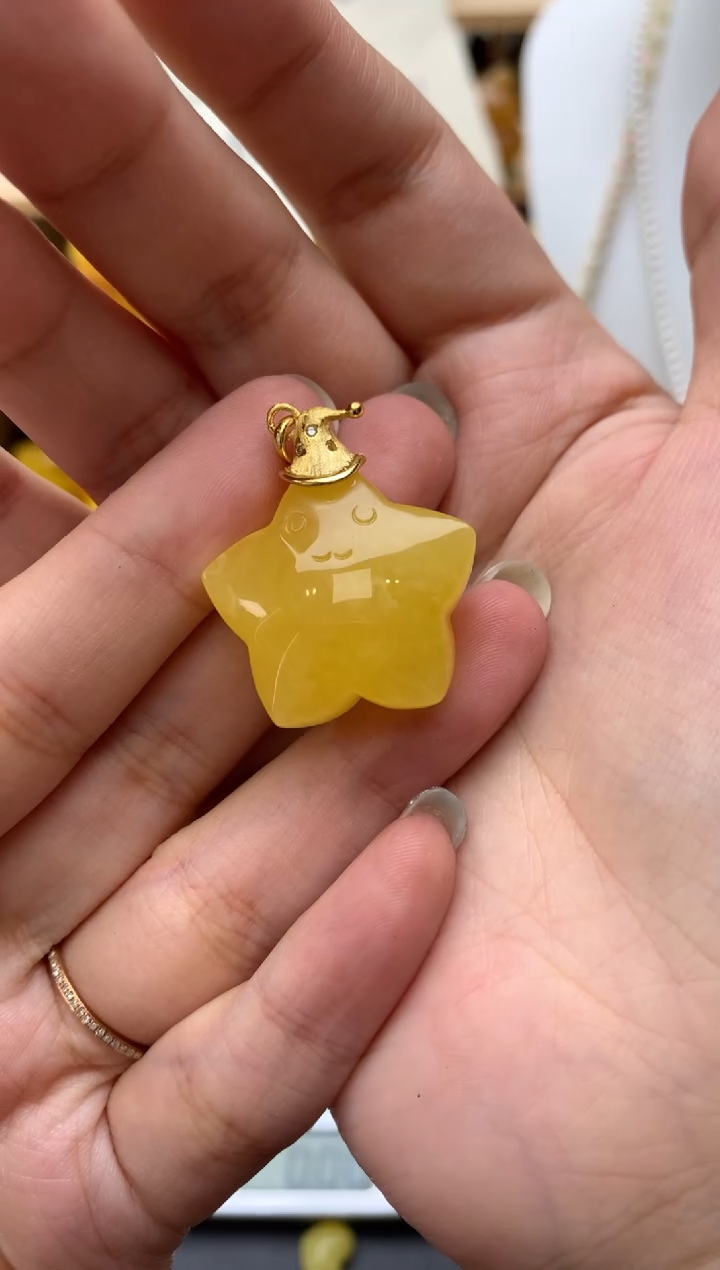 琥珀银S925镶嵌珠宝奇石074琥珀蜜蜡