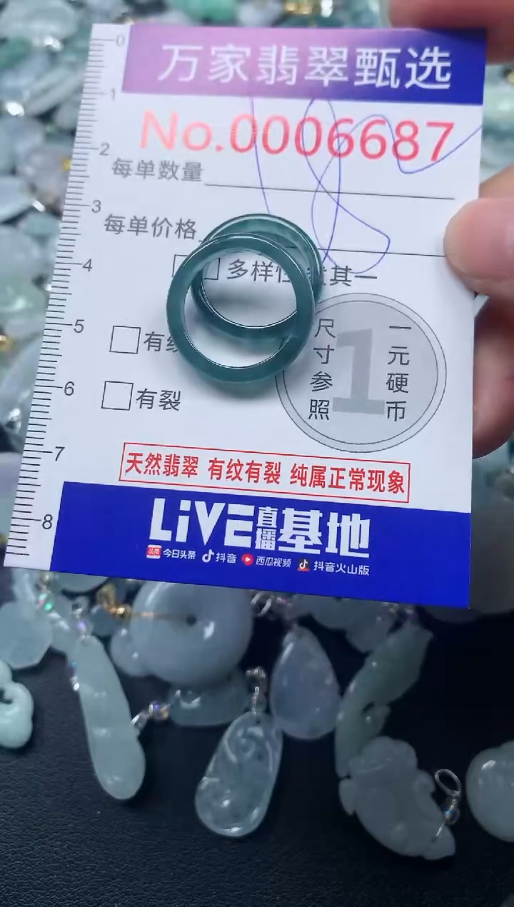 颈饰未镶嵌翡翠6687