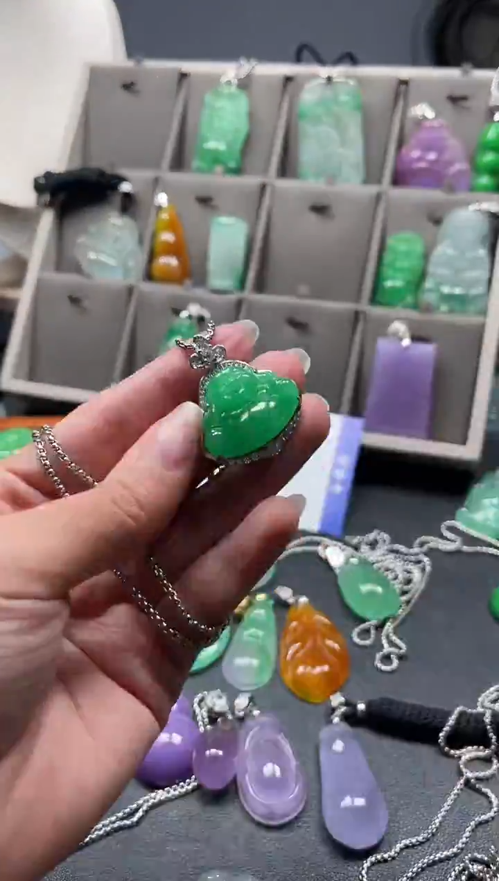 帘*家  缅甸a货挂件 所见即所得