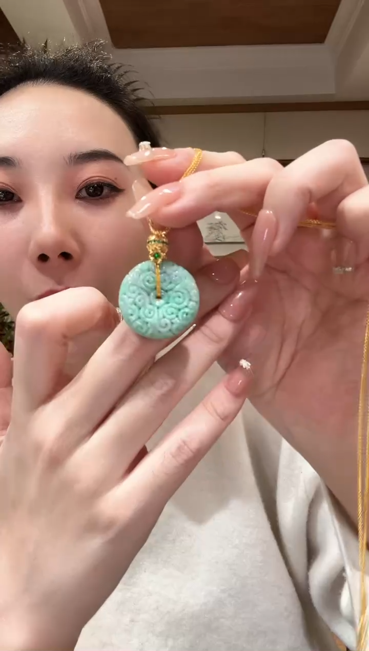 【闪购商品】翡翠颈饰未镶嵌国风