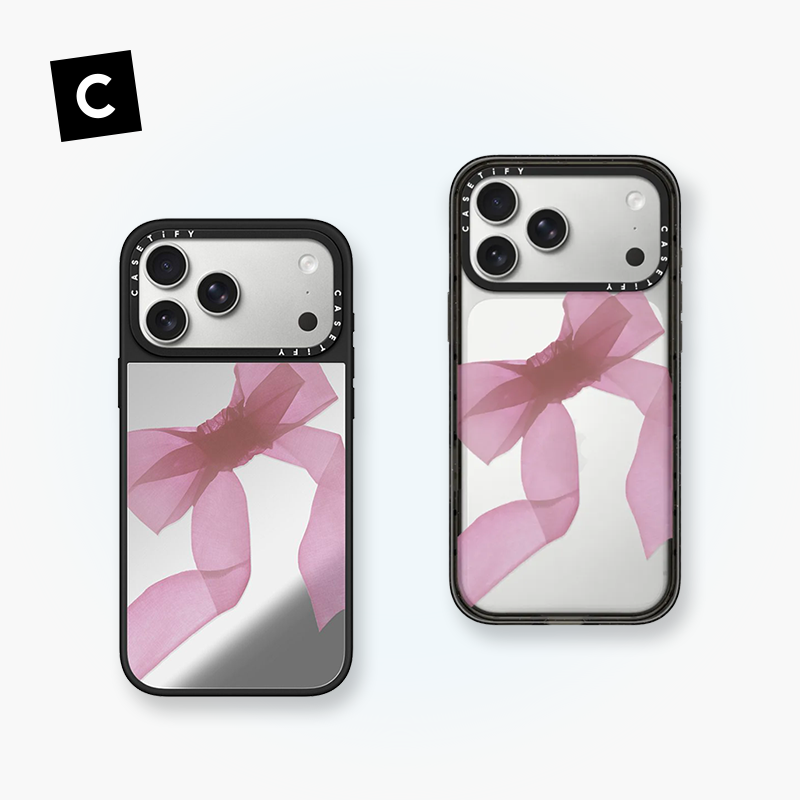 CASETiFY彩带蝴蝶结艺术家手机壳保护套防摔苹果iPhone16/17新