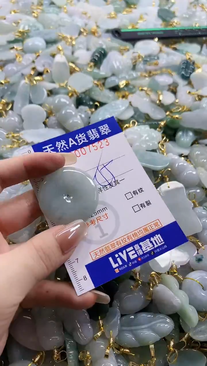 颈饰未镶嵌翡翠天然A货翡翠