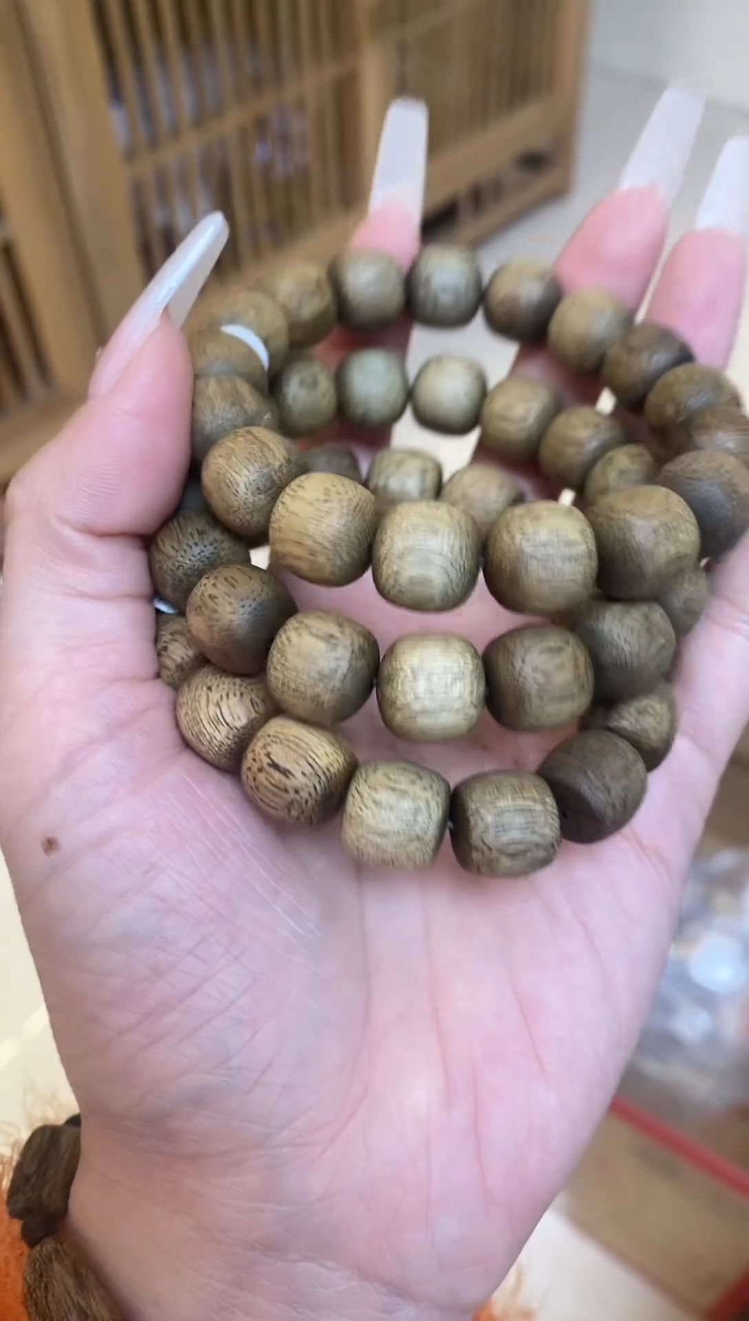 【闪购商品】沉香手串文莱老型单圈1.3多样性发其一