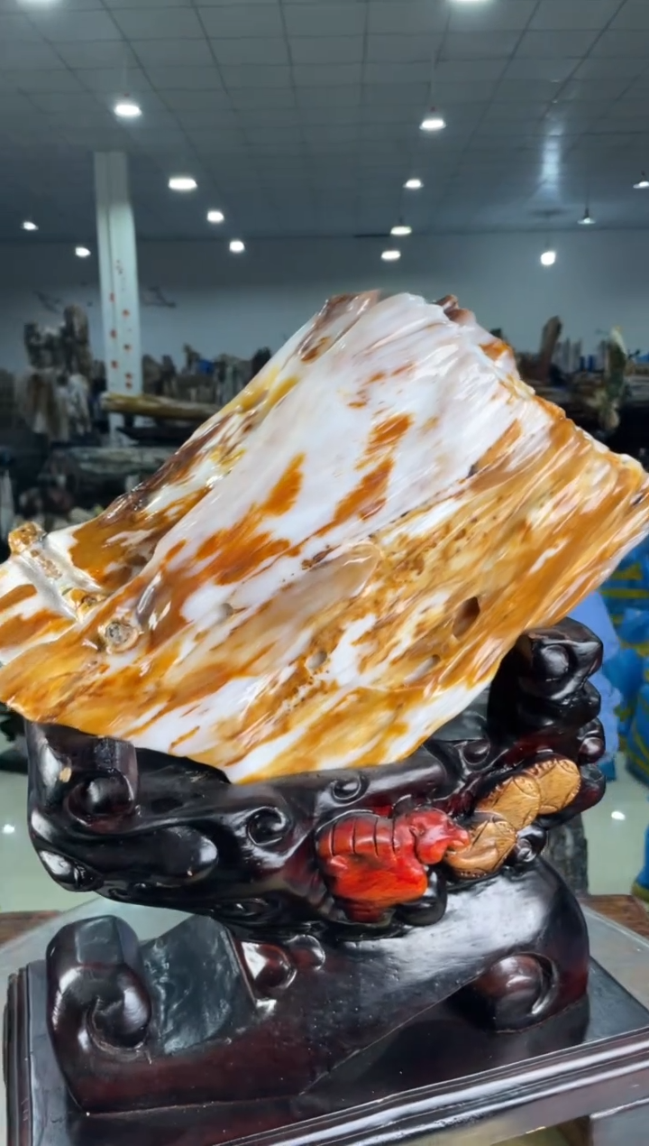 【闪购商品】硅化玉摆件未镶嵌99