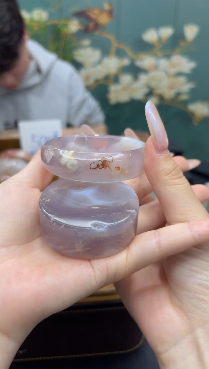 【闪购商品】石英质玉未镶嵌手镯A567(56圈赠送镯心)