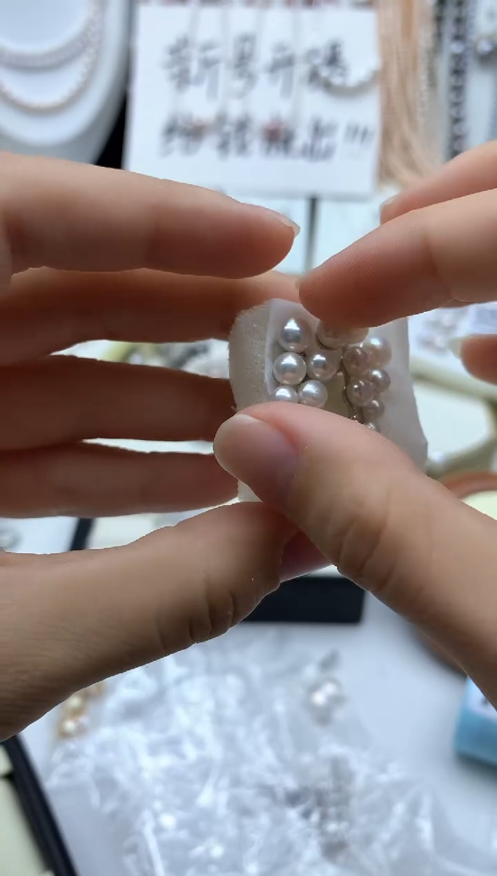 未镶嵌耳饰淡水珍珠多样性发其一