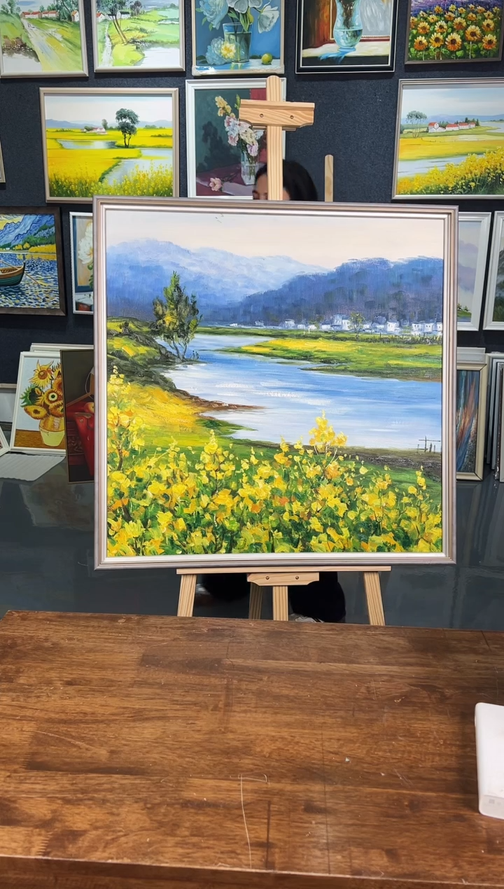 【闪购商品】油画67号 80*80 写景-手绘油画