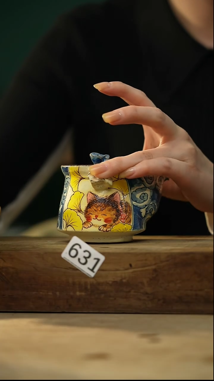 【闪购商品】瓷片设计师手作款 设计师系列 迷糊