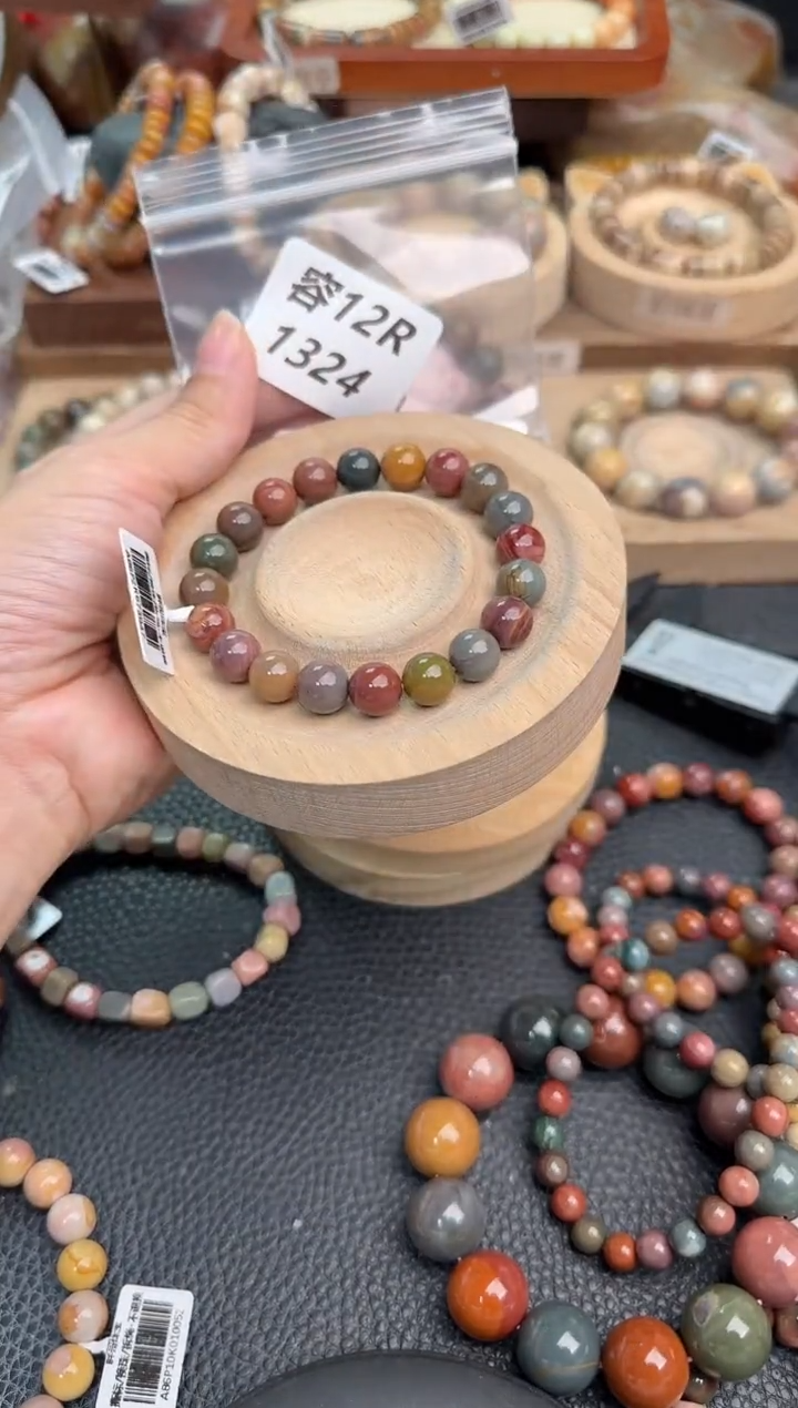 未镶嵌手链石英质玉小***噻12R1324
