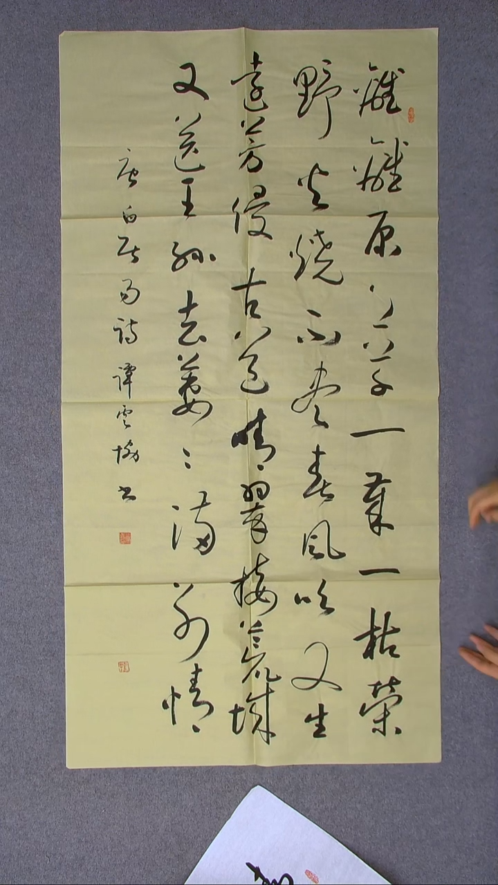 书法谭云协 宁夏副主138*69八平尺