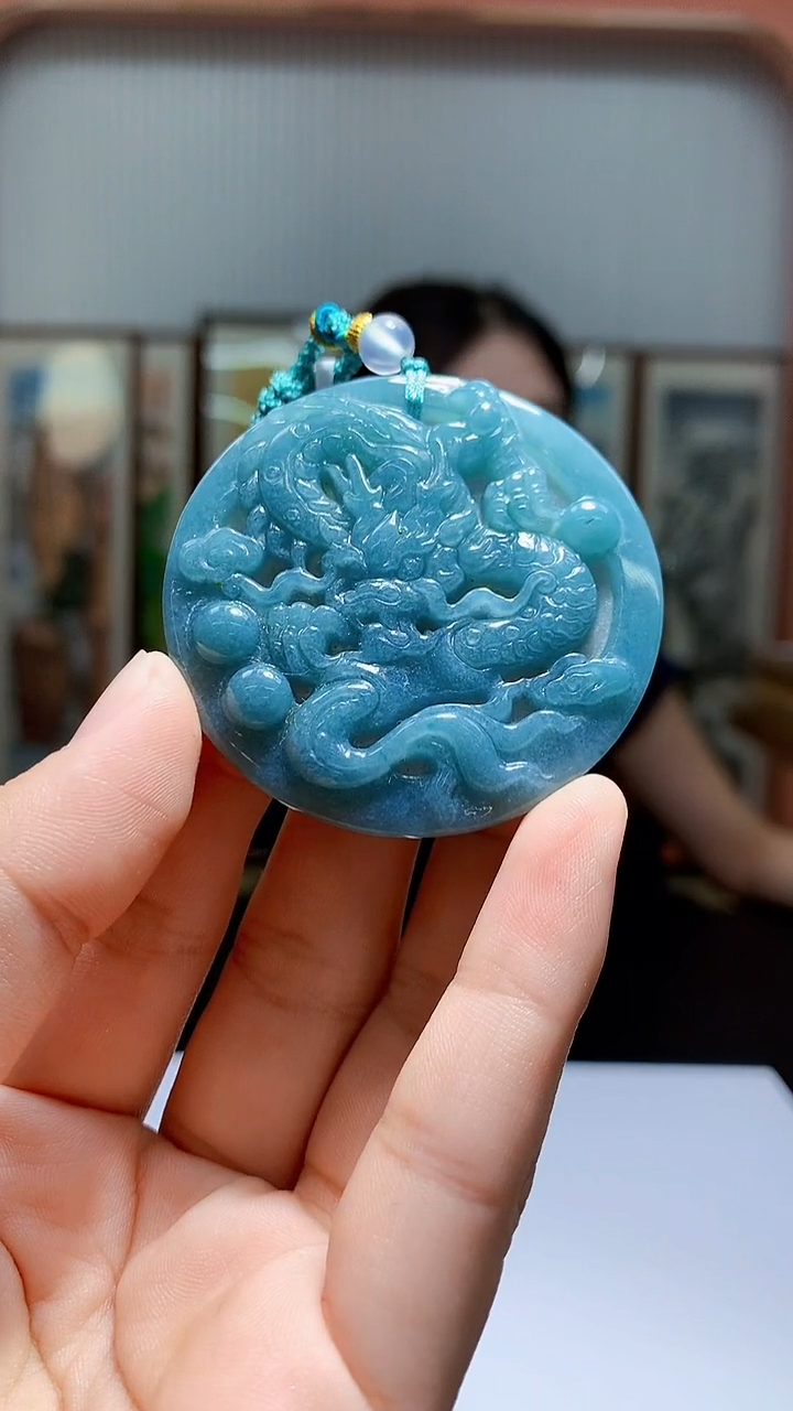 翡翠未镶嵌颈饰1034hm-jj挂件5