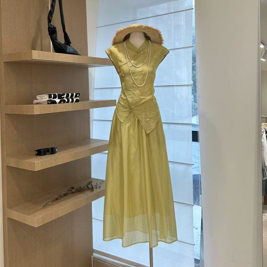 【山亭夏日】轻奢高定套装-956