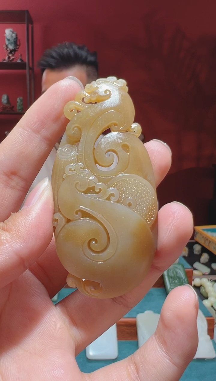 【闪购商品】和田玉吊坠(不含链)未镶嵌1