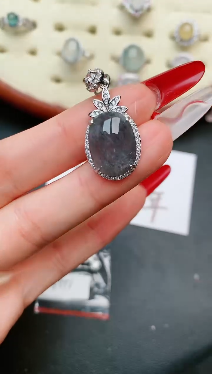 【闪购商品】翡翠戒指银S925镶嵌.....