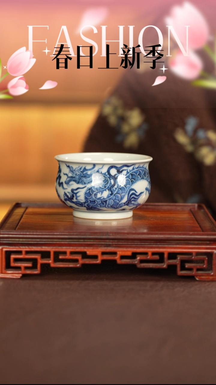 【闪购商品】杯子刘建锋窑景德镇纯手工陶瓷瓷