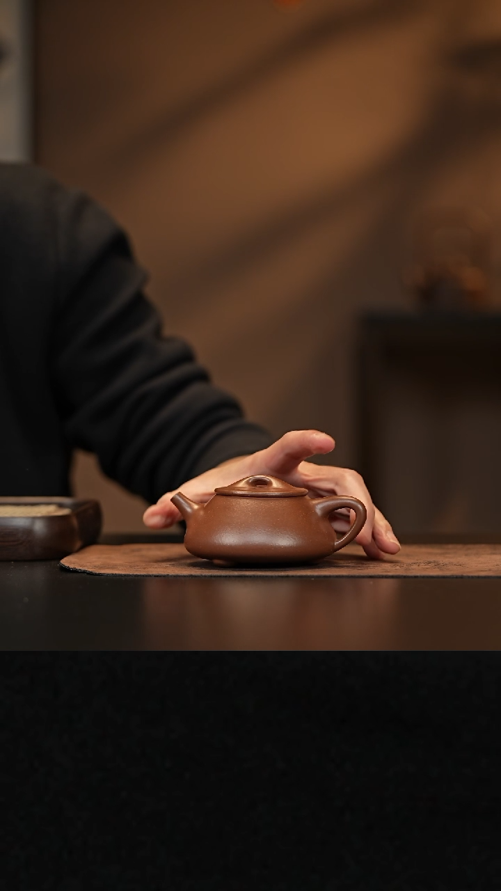 【闪购商品】紫砂茶壶允禾斋wtf 紫泥 石瓢