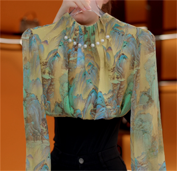 2026新款原版正品轻奢气质钉珠衬衫高端时尚减龄显瘦上衣女JA140