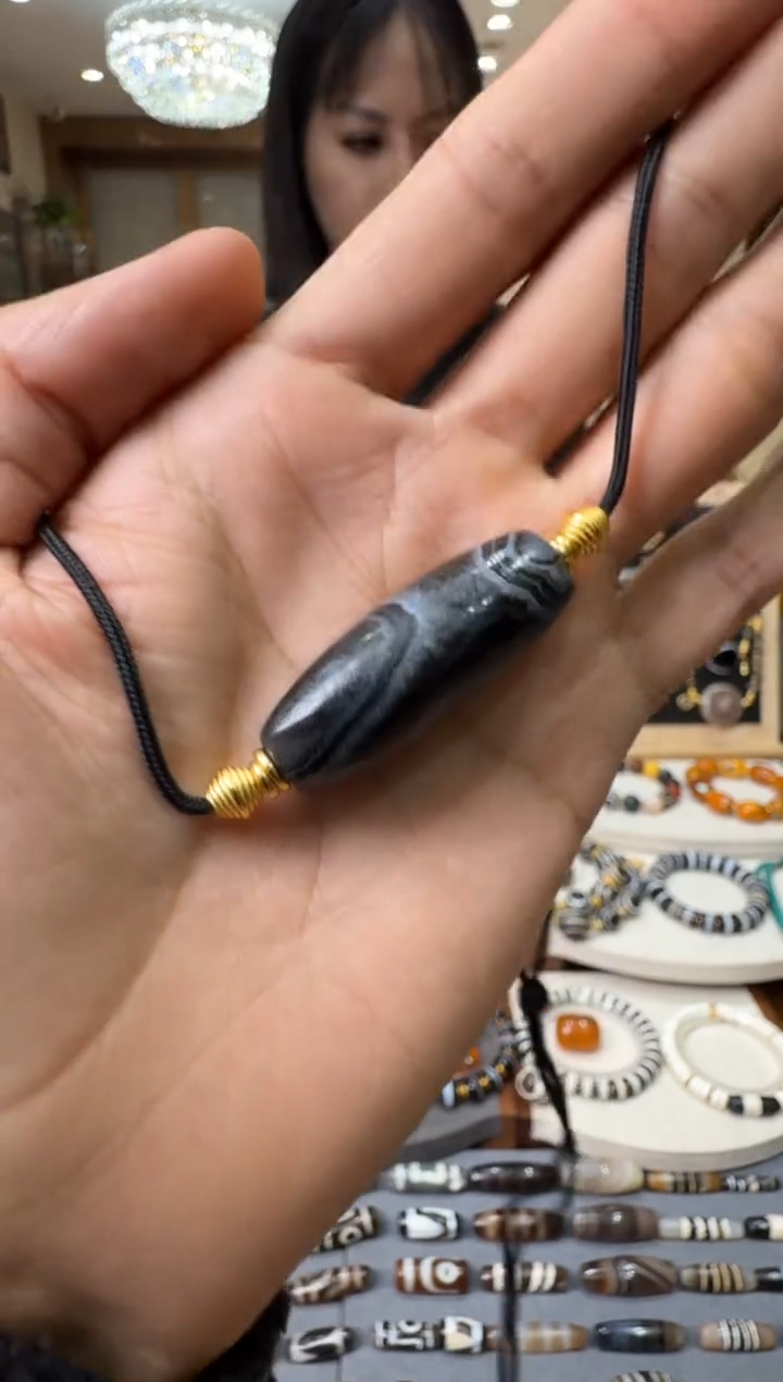 【闪购商品】玛瑙/玉髓珠宝半成品未镶嵌玛瑙珠项链