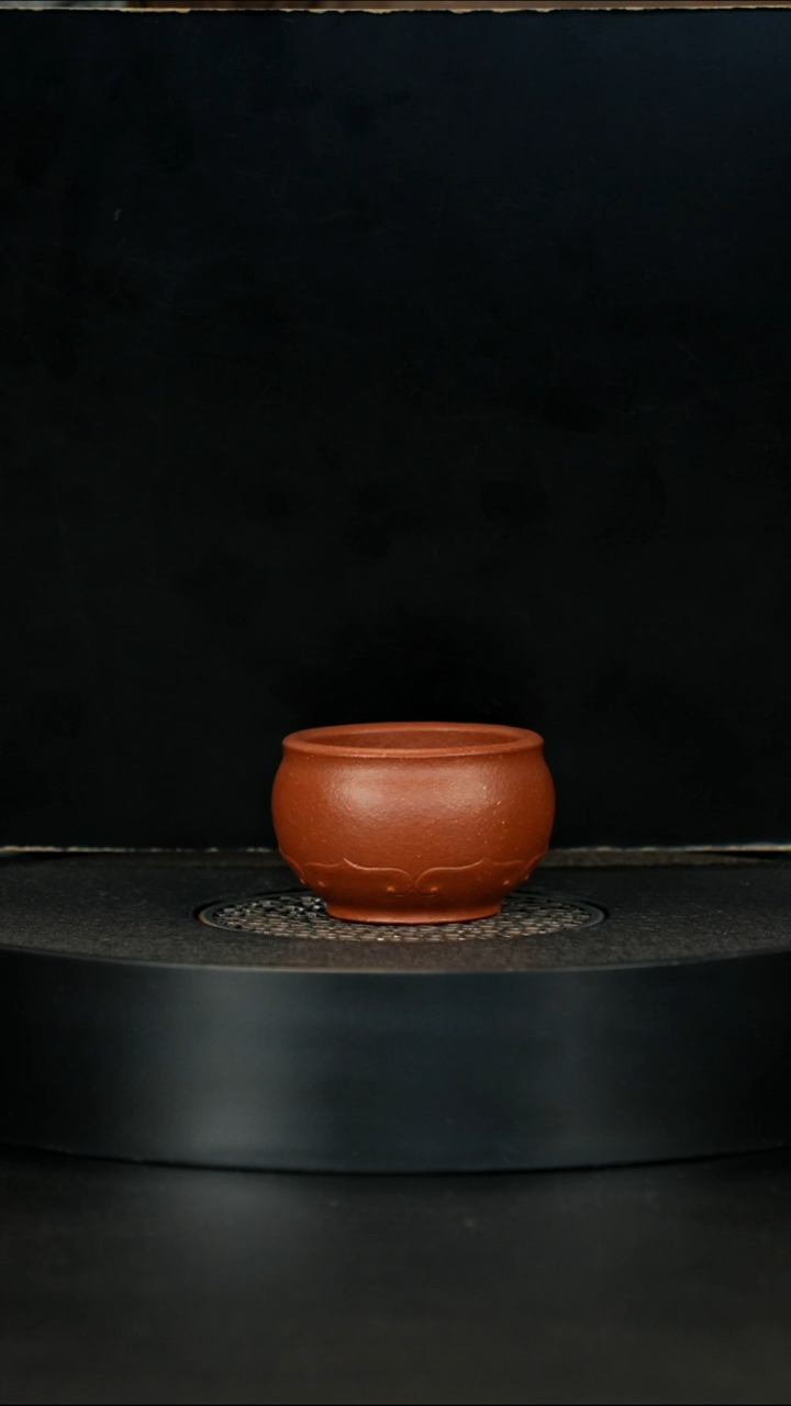 【闪购商品】紫砂茶壶陶都路精挑24目满砂红降坡手工如意杯