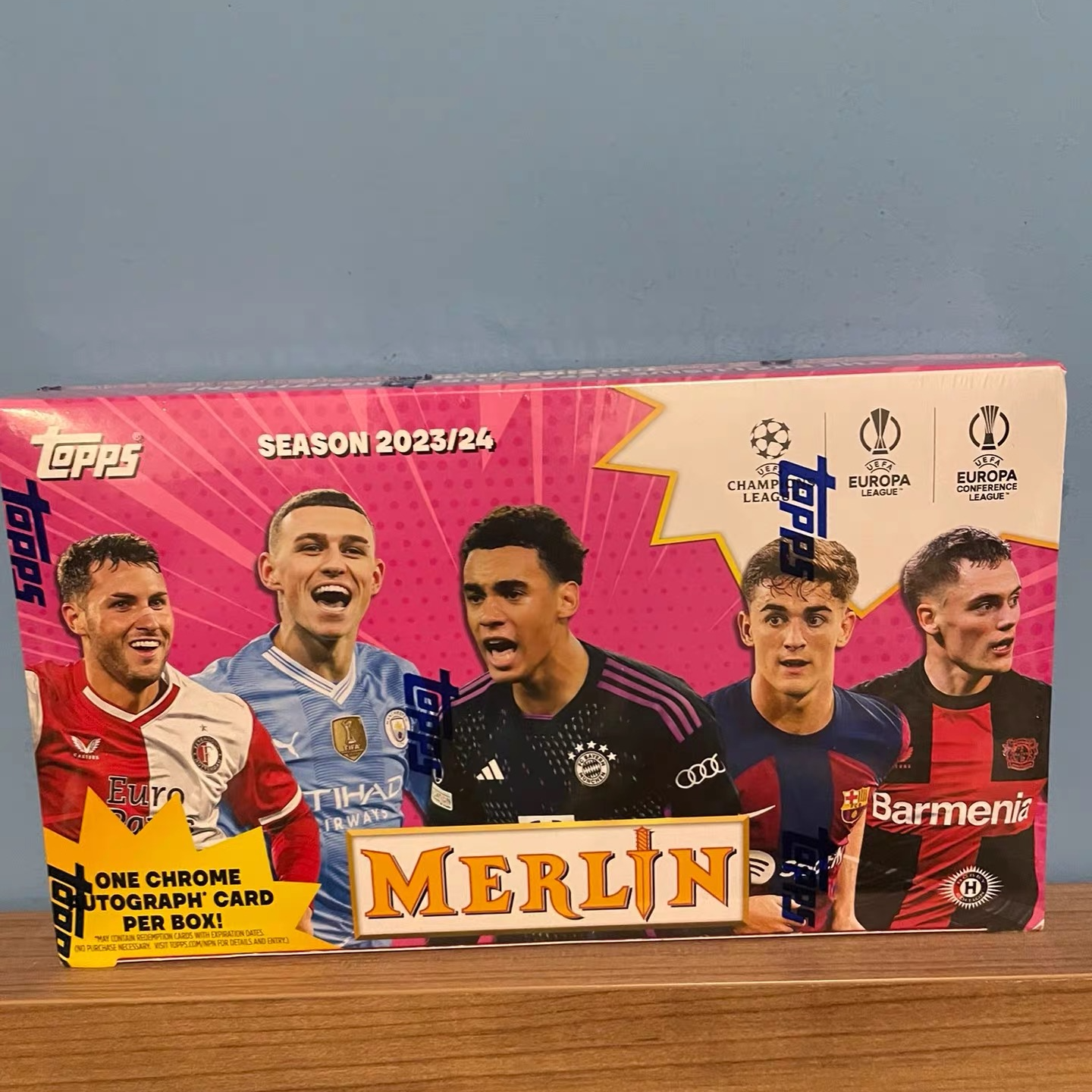 Topps梅林足球球星卡盒