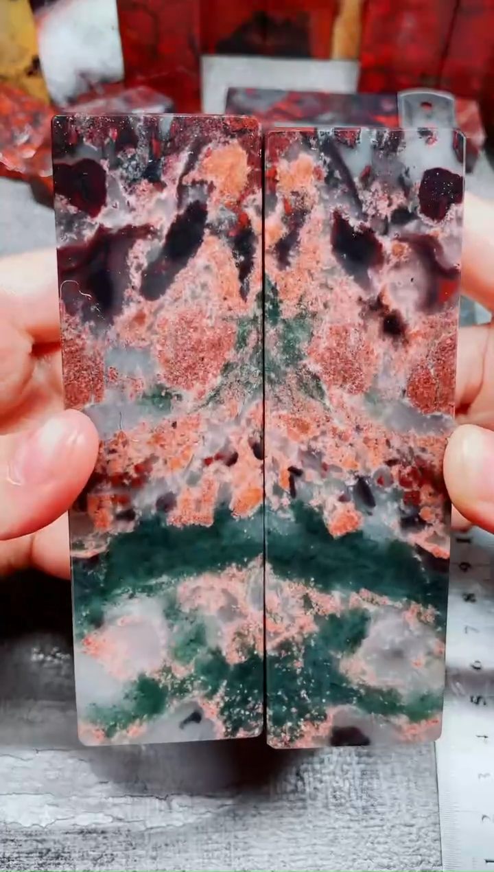 桂林鸡血玉素章对章30