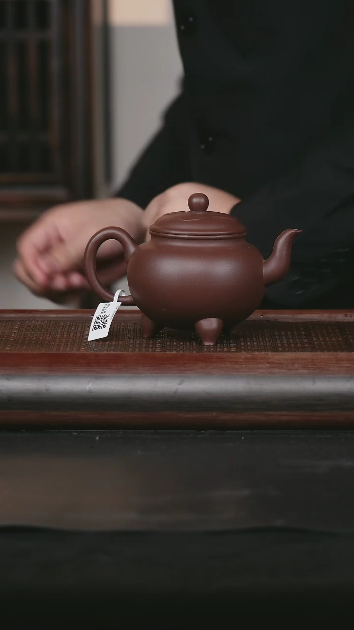 【闪购商品】紫砂茶壶30 原矿紫砂壶 大彬如意 老紫泥