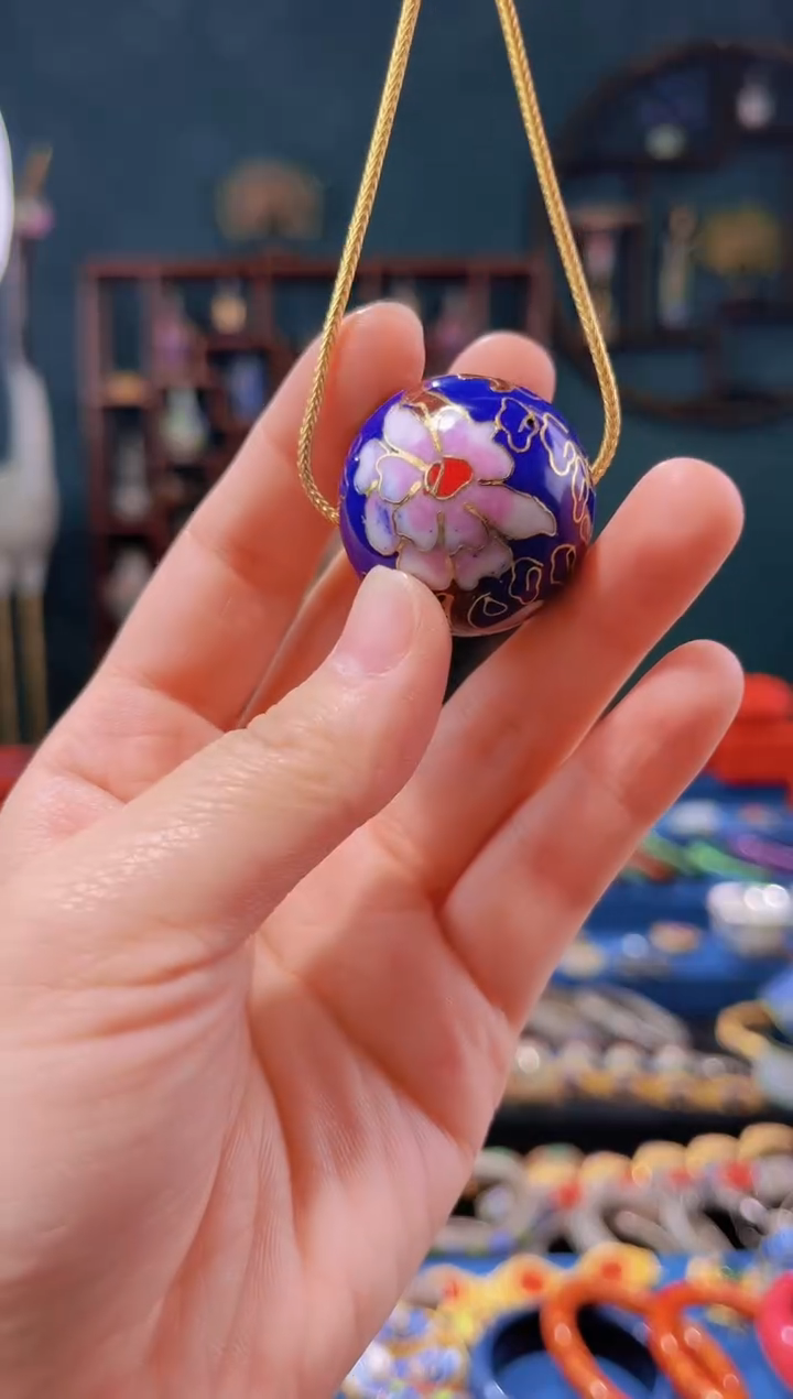 【闪购商品】非遗绝技 景泰蓝3.0吊坠 宝蓝